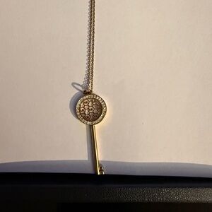 Michael Kors Gold Key Charm Necklace